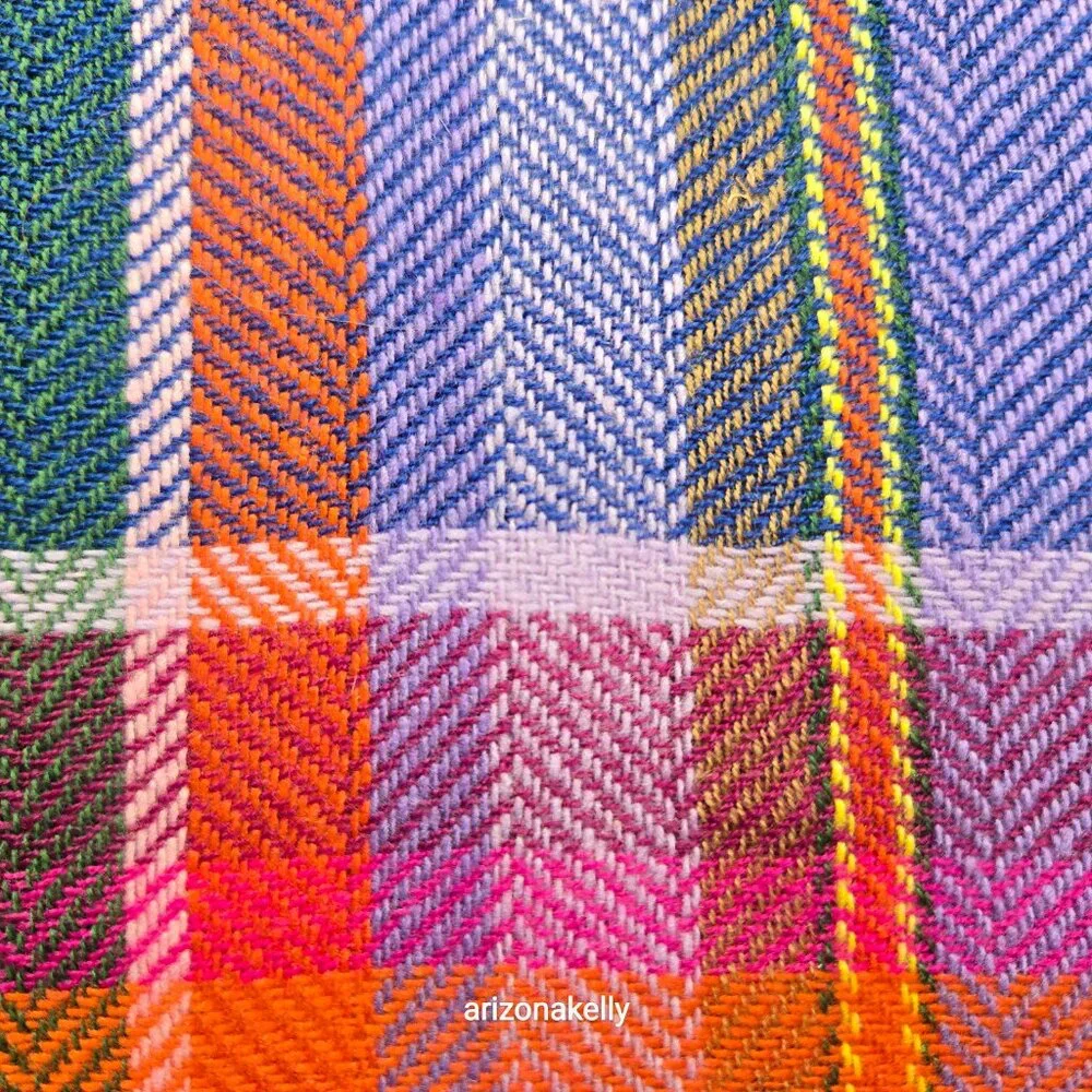 NWOT Avoca Wool Woven Colorful Plaid Scarf Ireland